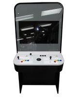 1207 2-player, yellow buttons, green buttons, blue buttons, red buttons, black trackball, black trim, classic, rounded